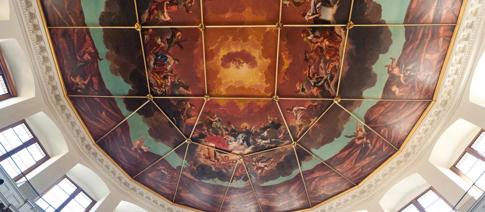 Ceiling fresco, Sheldonian Theatre