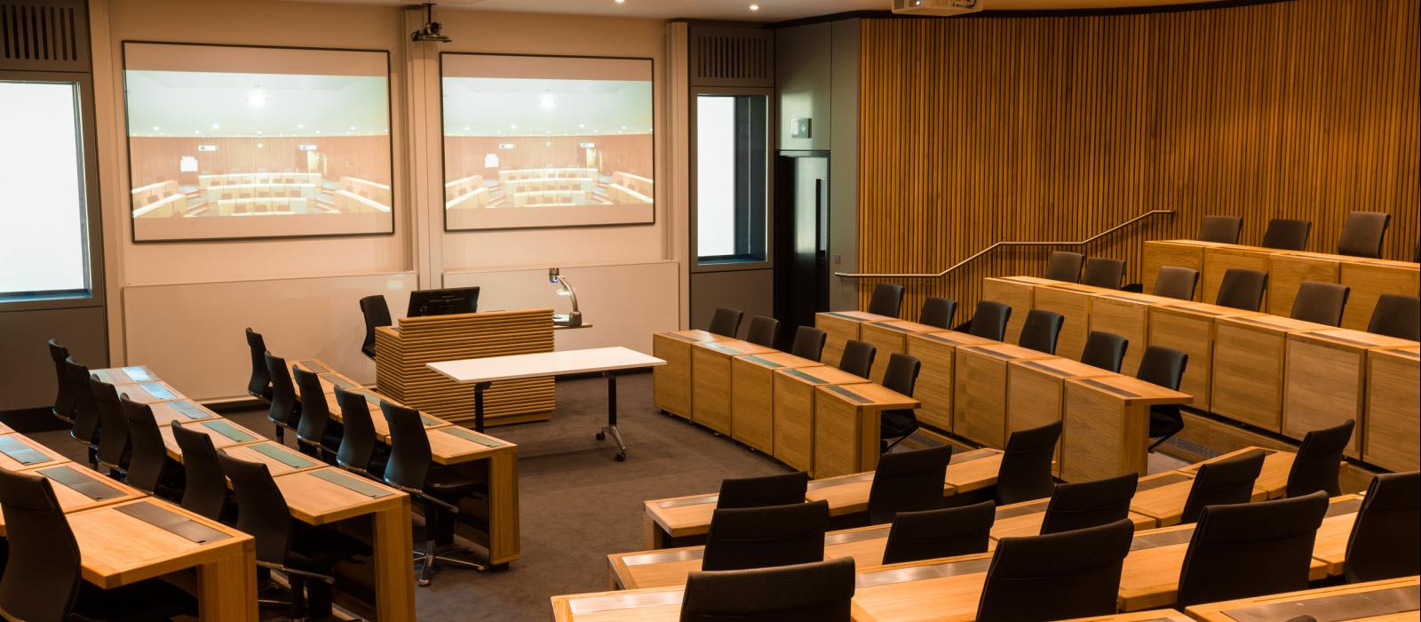 Harvard-style lecture theatre